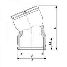 ����� �������������� 22.5� ��100, SDR11